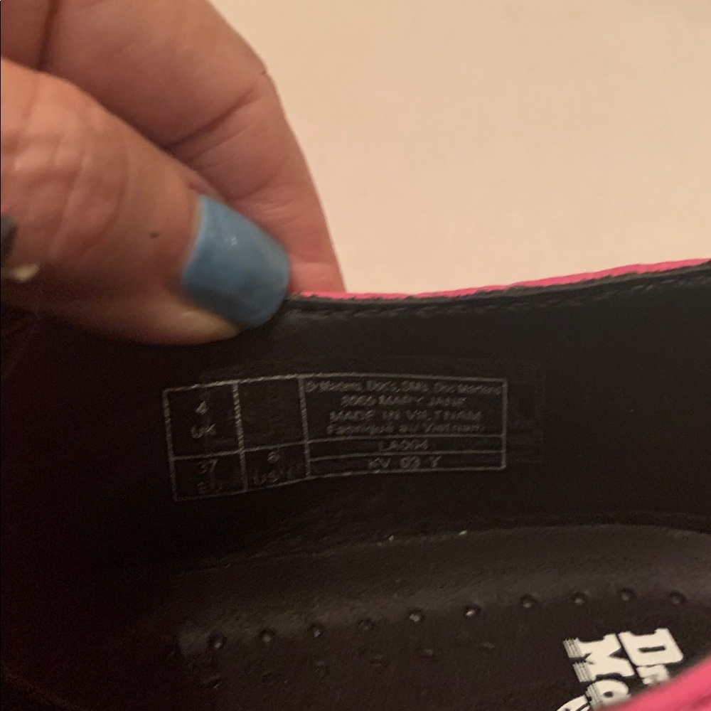 New no box Doc Dr. Martens Pink double strap so cute Shoes for Women size 6 USA - Picture 8 of 8